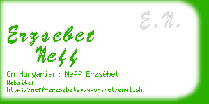 erzsebet neff business card