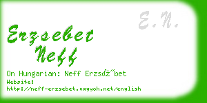 erzsebet neff business card